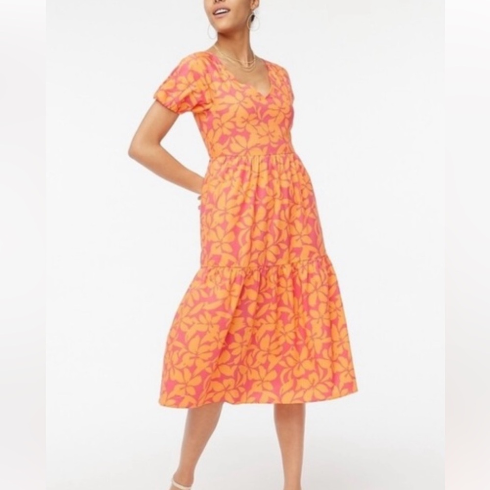 J Crew Floral Maxi Dress Sz 6 
Preppy/ Vacation
